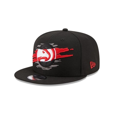 Red Atlanta Hawks Hat - New Era NBA Logo Tear 9FIFTY Snapback Caps USA2458760